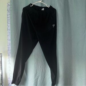 Gymshark Black Track Joggers - Slim Athletic Fit